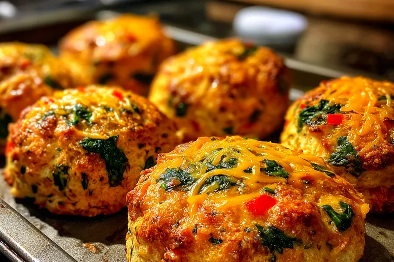 The process of mixing dough for Hearty Protein-Packed Biscuits, showcasing the blending of dry and wet ingredients.