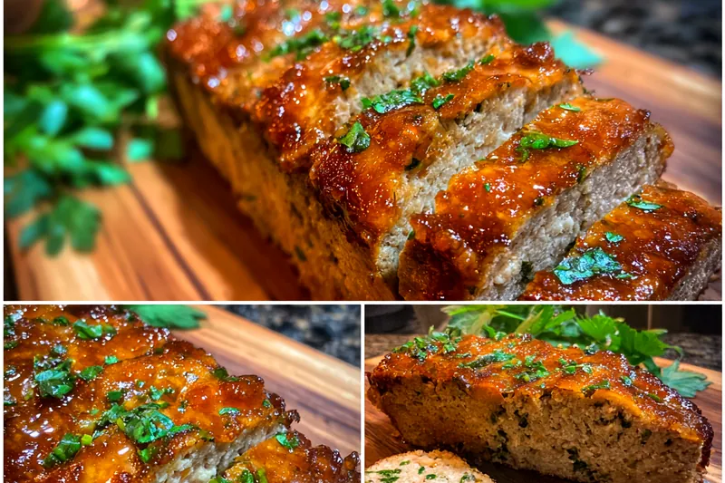 Cooking process for Herb-Crusted Chicken Loaf