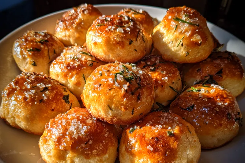 Cooking process for Herb-Infused Mini Focaccias