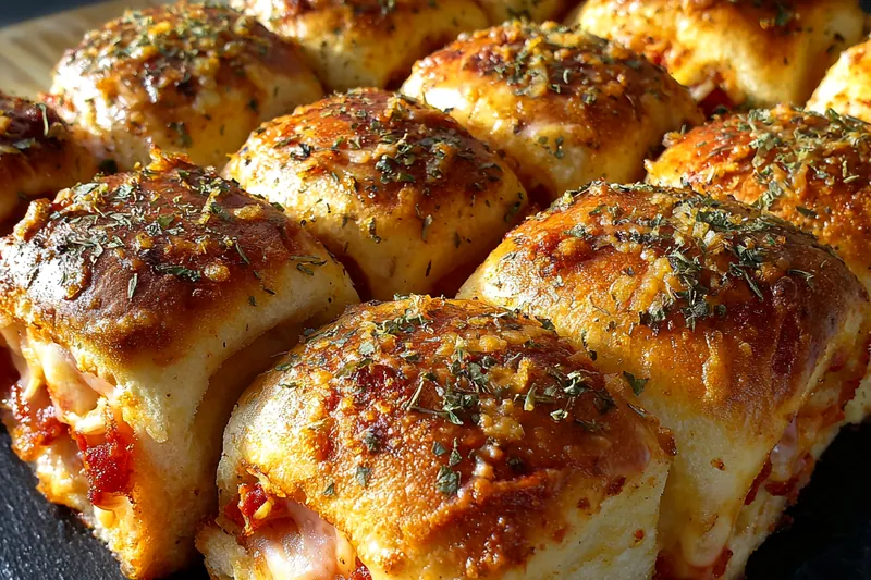 Fresh ingredients for High Protein Pepperoni Rolls