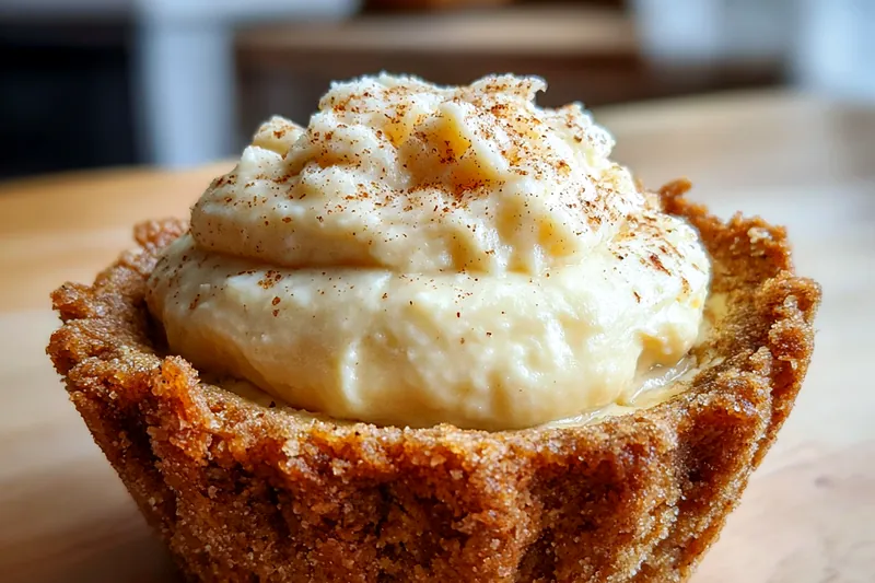 An assortment of ingredients for Holiday Eggnog Cheesecake Cups laid out on a kitchen counter.
