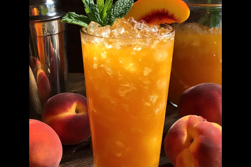 Cooking process for Homemade Peach Lemonade