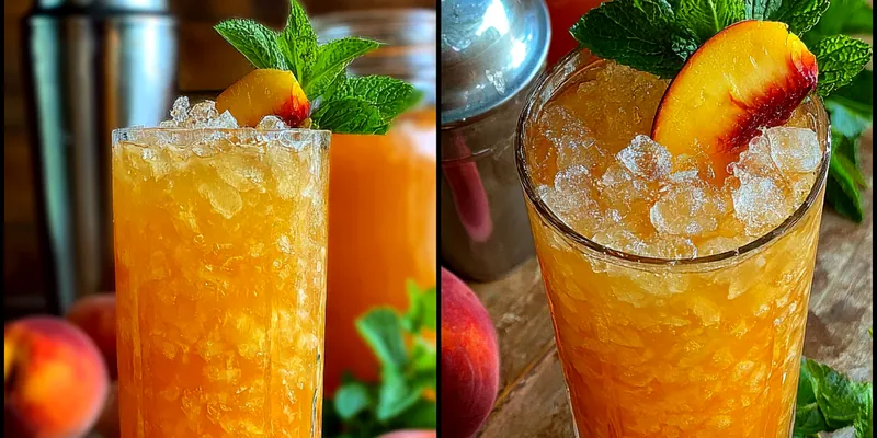 Homemade Peach Lemonade