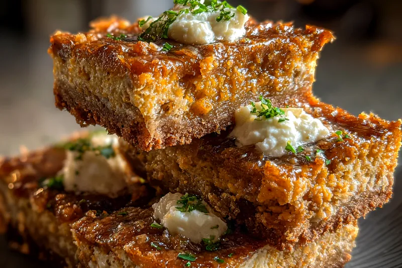 Cooking process for Honey Glazed Cornbread