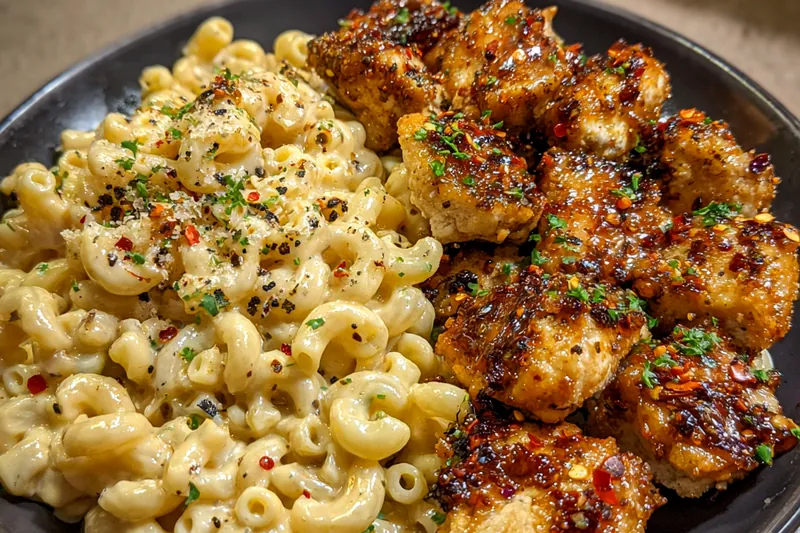 Fresh ingredients for Honey Pepper Chicken Delight