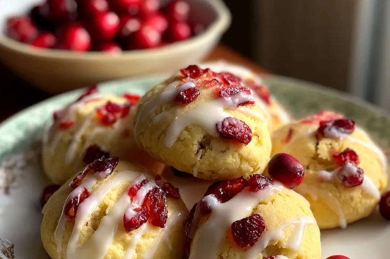 Fresh ingredients for Lemon Cranberry Cookies