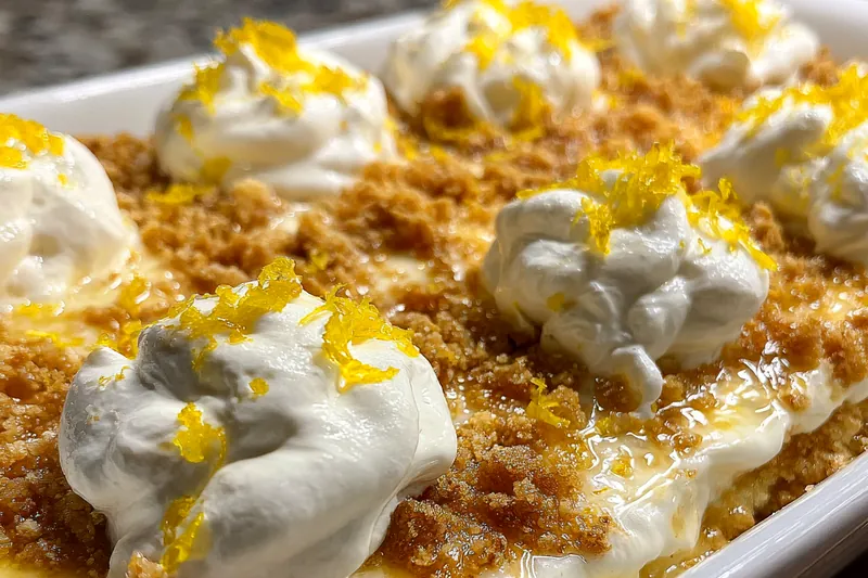 Fresh ingredients for Lemon Cream Cheese Cake