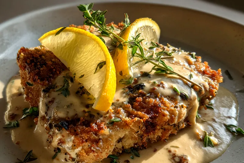 Cooking process for Lemon Herb Chicken Delight