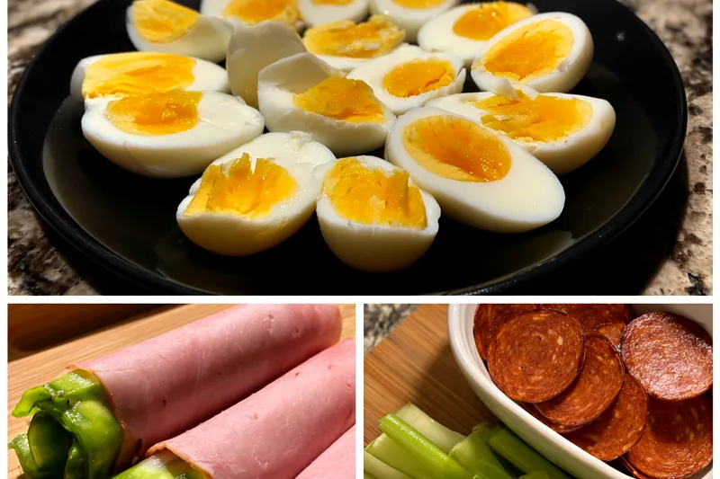 Fresh ingredients for Low Carb Snack Ideas