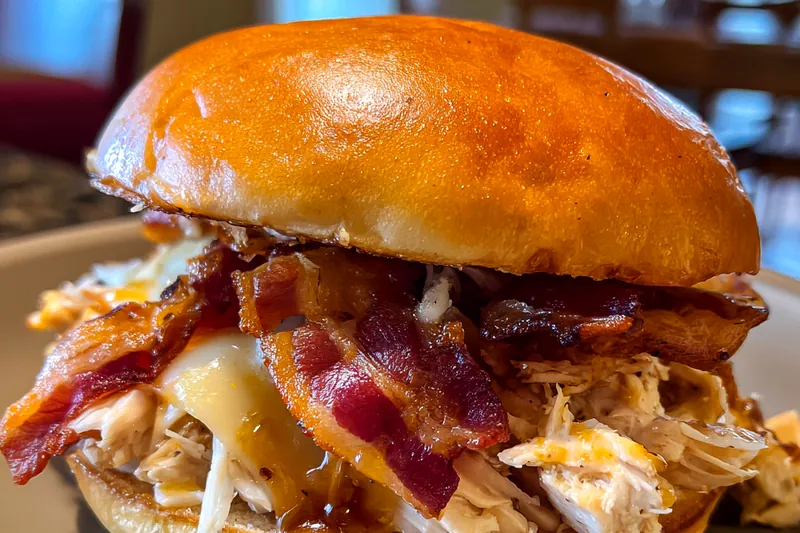 Cooking process for Maple Bacon Chicken Sliders