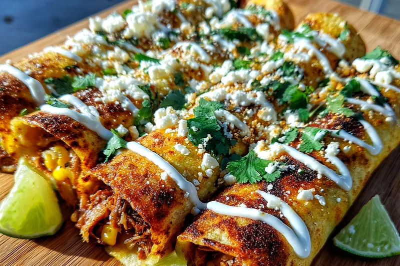 Fresh ingredients for Mexican Street Corn Wraps