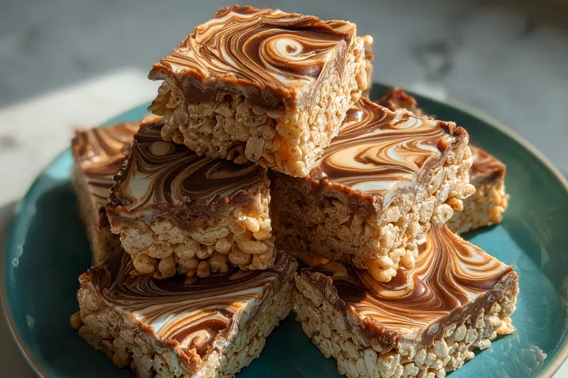Fresh ingredients for Peanut Butter Chocolate Squares