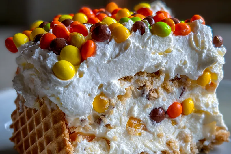 Cooking process for Peanut Butter Icebox Cake