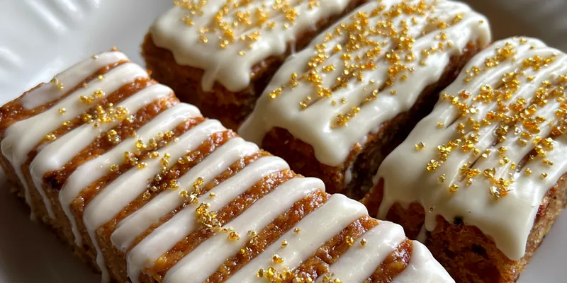 Delicious Pumpkin Spice Cream Bars served on a plate