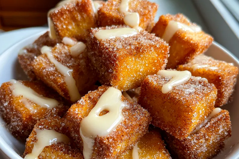 Fresh ingredients for Quick Angel Cake Churro Treats laid out on a kitchen countertop.