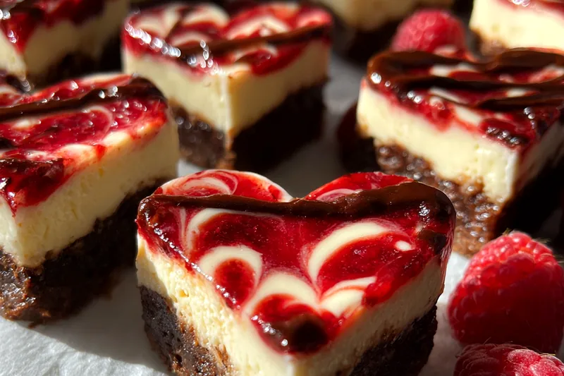 Fresh ingredients for Raspberry Swirl Cheesecake Brownies