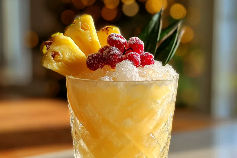 Cooking process for Refreshing Pineapple Berry Punch