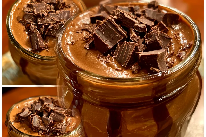 Cooking process for Rich Chocolate Protein Pudding