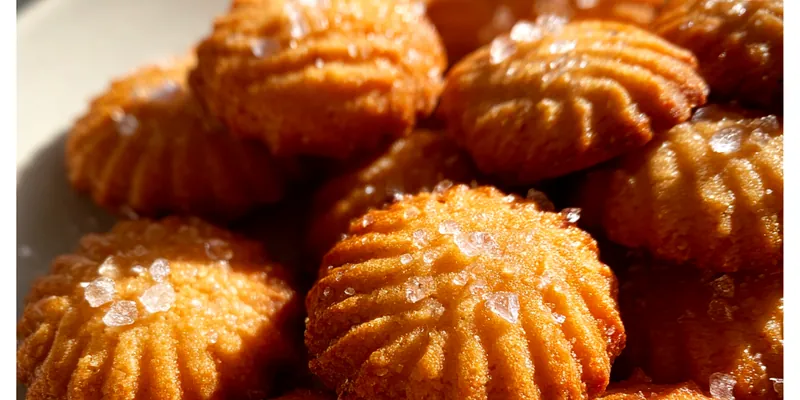 Delicious Salted Butter Cookies Delight served on a plate