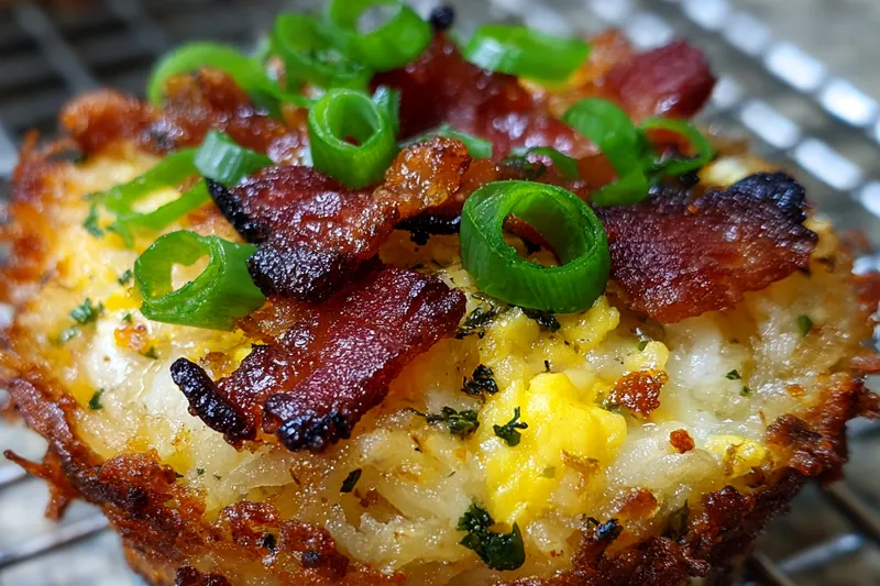 Fresh ingredients laid out for Savory Bacon Egg Muffins, including eggs, cheese, and bacon.