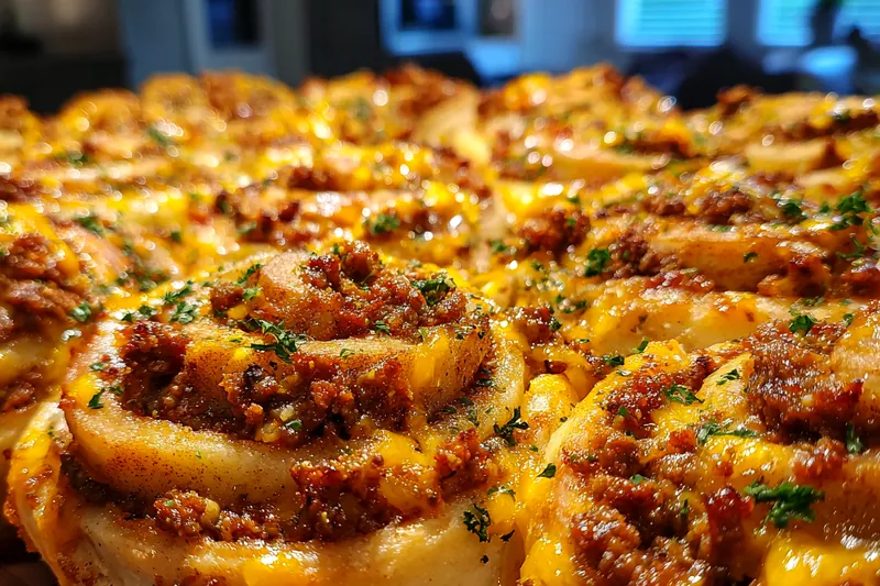 Fresh ingredients for Savory Breakfast Rolls