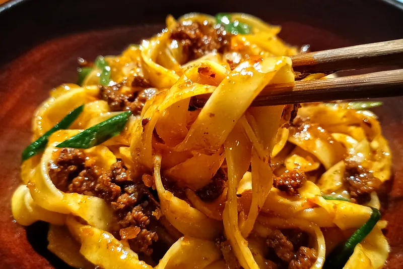 Fresh ingredients for Savory Noodle Bowl Delight