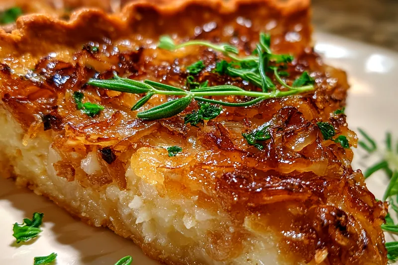 Fresh ingredients for Savory Onion Tart
