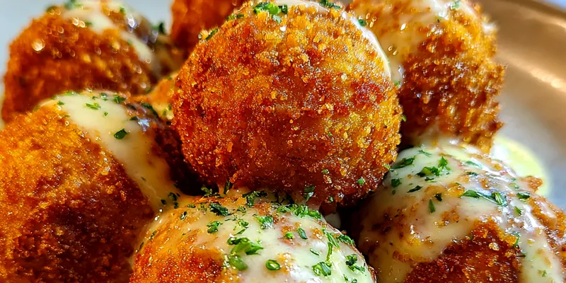 Savory Salmon Bites with Creamy Sauce