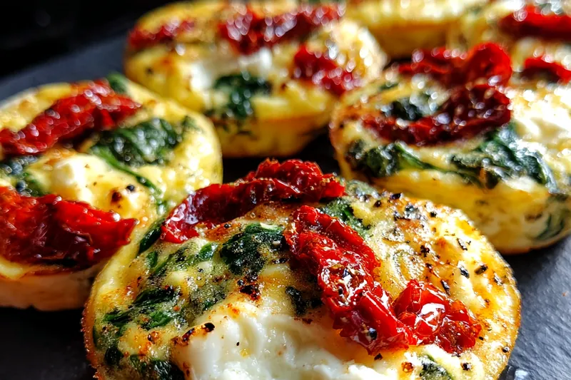 Cooking process for Savory Spinach Feta Muffins