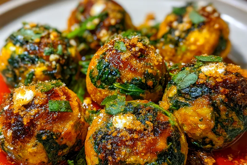 Fresh ingredients for Savory Spinach Garlic Bites