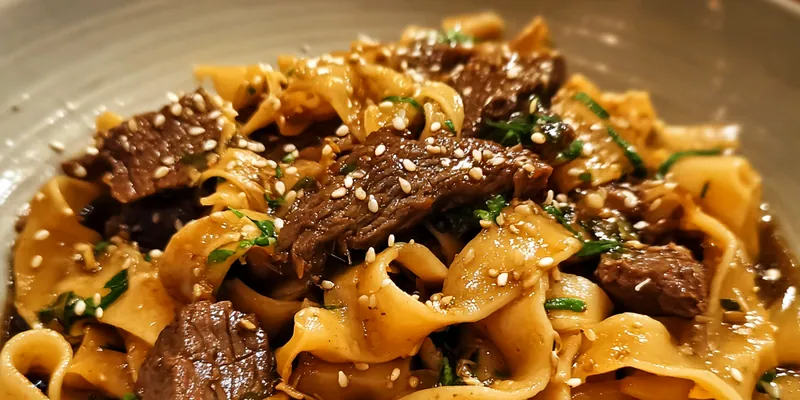 Slow Cooked Beef Noodles