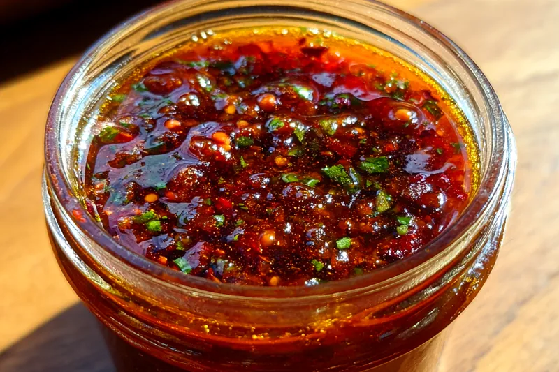 Fresh ingredients for Smoky Herb Sauce