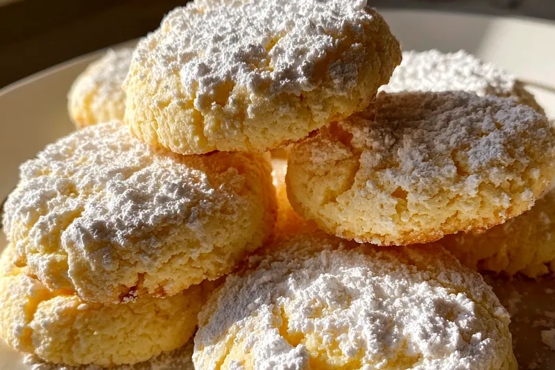 Cooking process for Soft Lemon Sugar Cookies