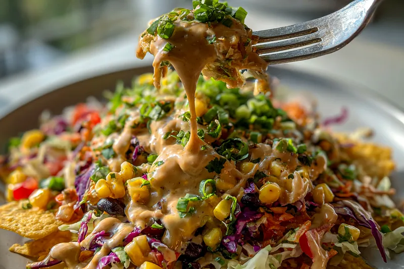 Fresh ingredients for Southwestern Cabbage Crunch