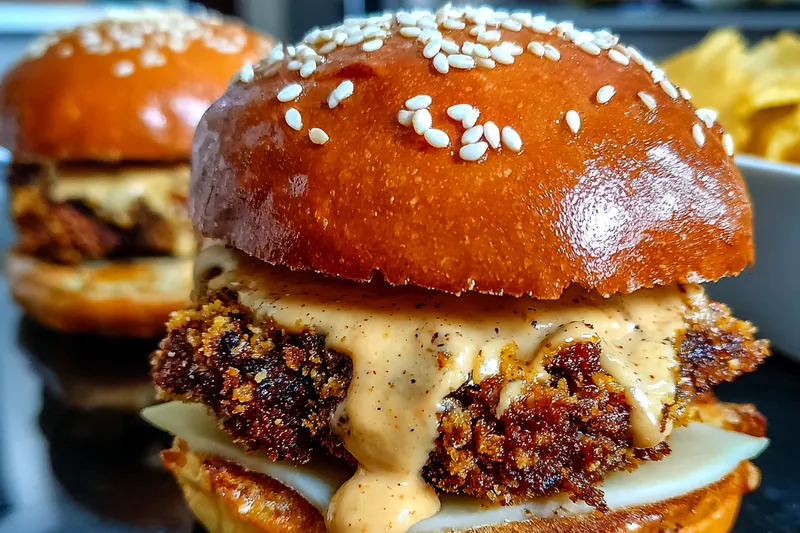 Cooking process for Spicy Chicken Sliders