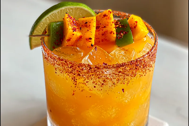 Cooking process for Spicy Mango Margarita