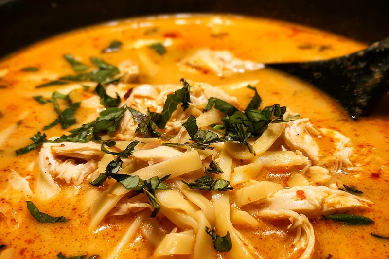 Fresh ingredients for Spicy Thai Chicken Soup