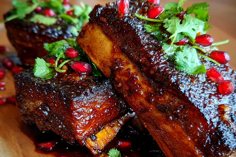 Fresh ingredients for Sticky Asian Beef Ribs