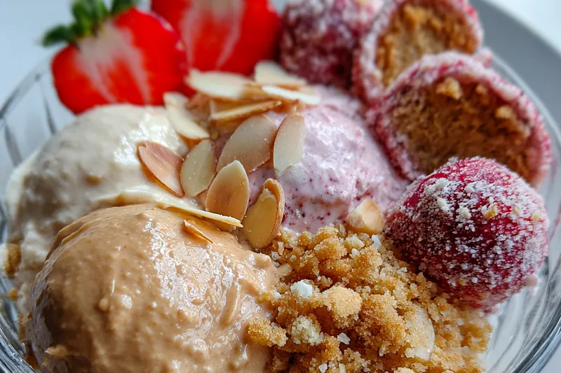 Cooking process for Strawberry Cheesecake Bites