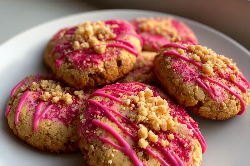 Cooking process for Strawberry Crunch Cookies