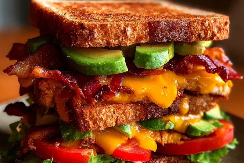 Fresh ingredients for Ultimate Grilled Club Sandwich