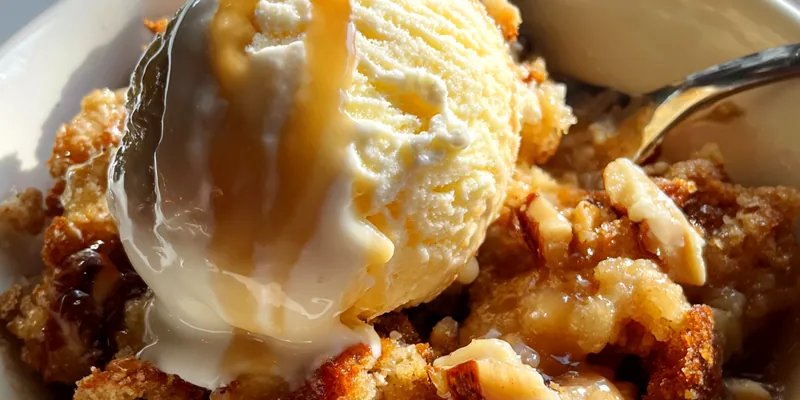 Warm Banana Nut Crumble
