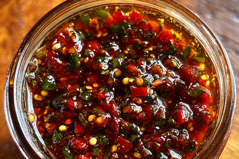 Cooking process for Zesty Herb Sauce